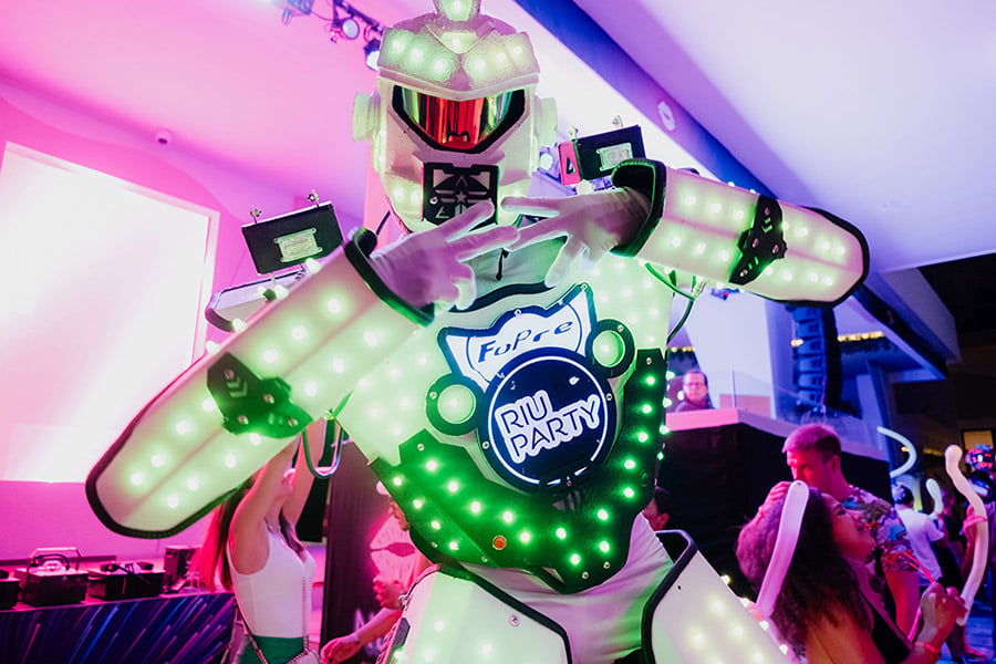 RIU Party at neighboring Riu Caribe